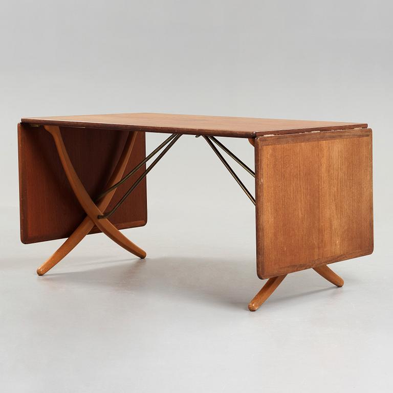 Hans J. Wegner, matbord med klaffar, Andreas Tuck, Danmark 1950-60-tal.