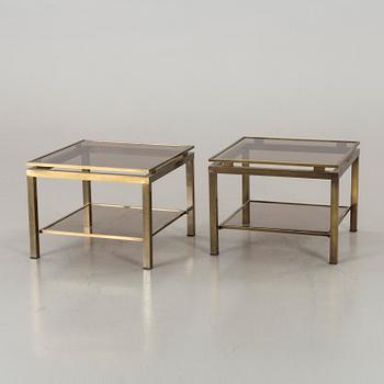 A PAIR OF SOFA/SIDE TABLES, second half of 20th century.