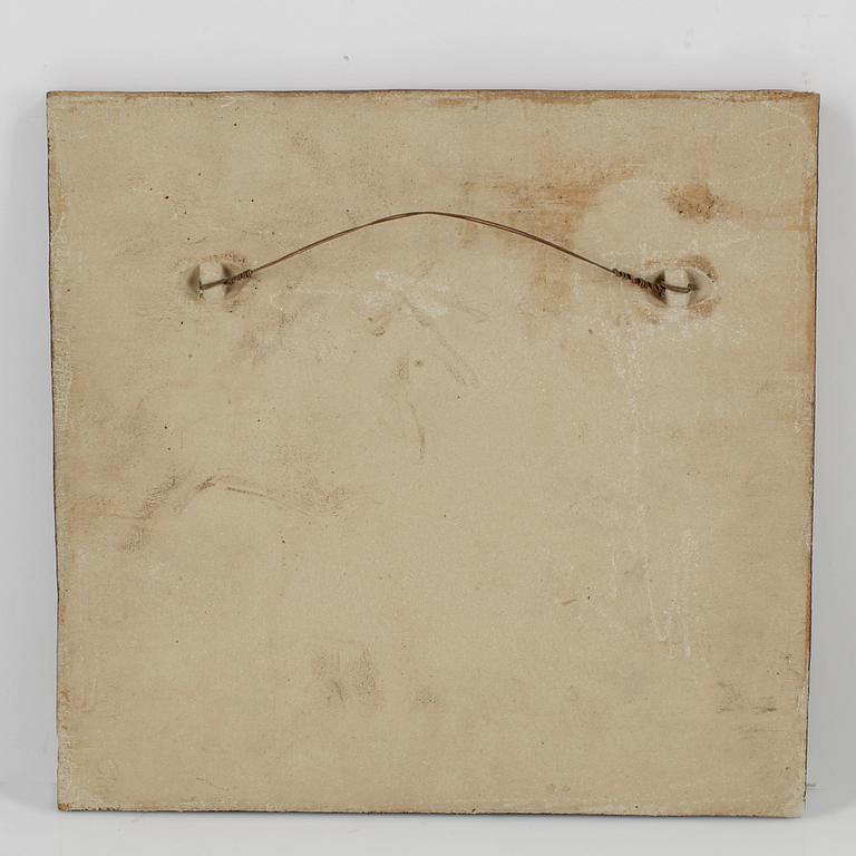 VÄGGRELIEF, stengods, Stig Lindberg, signerad i godset.