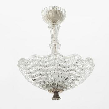 Carl Fagerlund, taklampa, Orrefors.