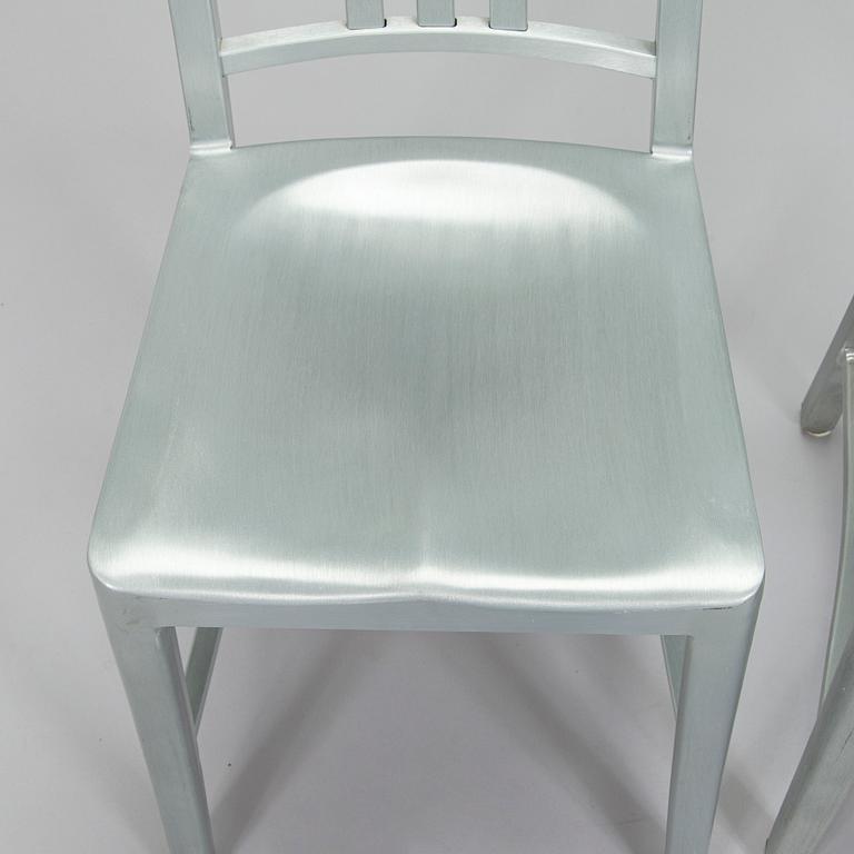 Four 'Navy' chairs, Emeco.