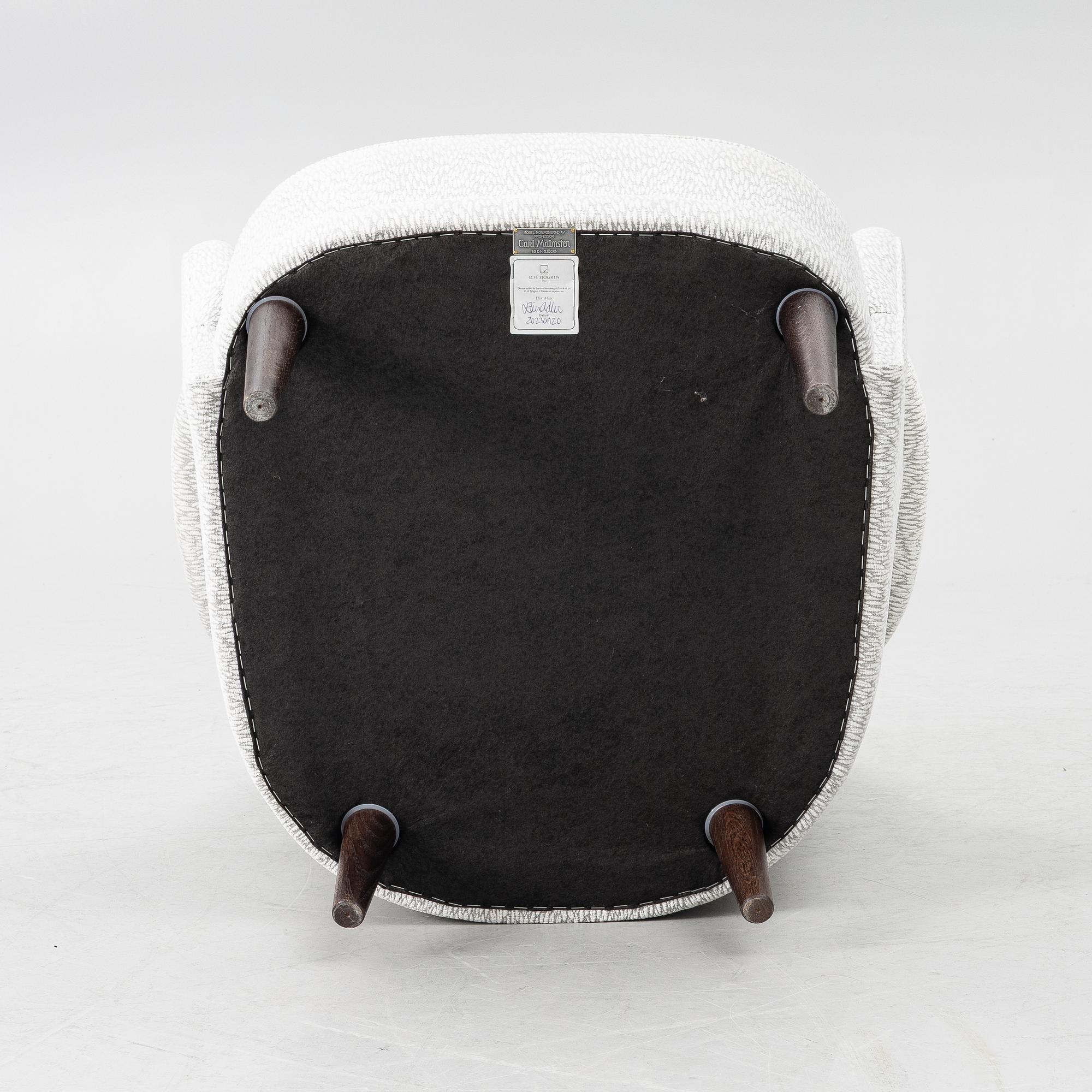 Carl Malmsten, Fåtölj, ”Samsas”, O.H. Sjögren, Tranås 2023.