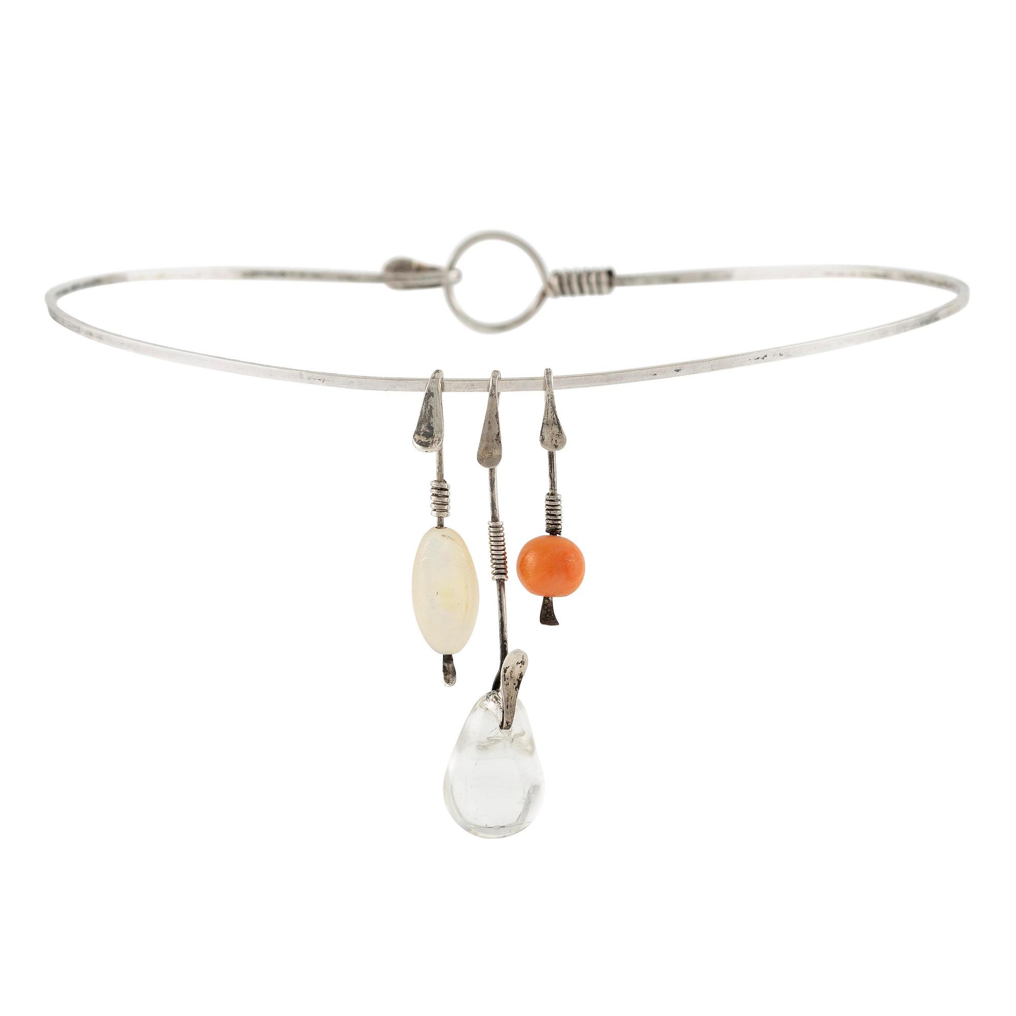 Vivianna Torun Bülow-Hübe, collier, egen verkstad, Stockholm, 1950-tal.