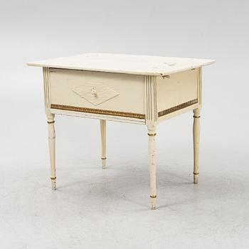 A Gustavian style table, 19th Century.