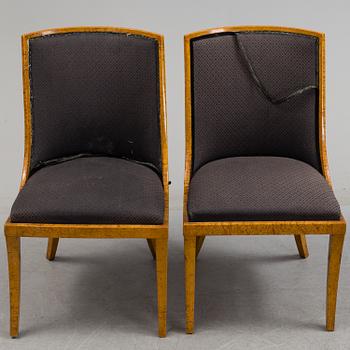 CARL BERGSTEN, sofa and two chairs, for M/S Kungsholm, 1928.