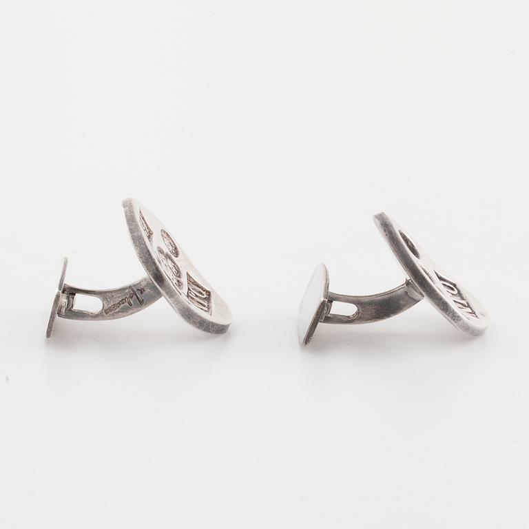 OWE JOHANSSON, Stockholm, 1972, manschettknappar.