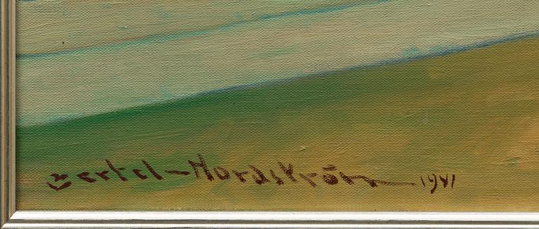 Bertel Bertel-Nordström, Evening View of the City Hall, Stockholm.