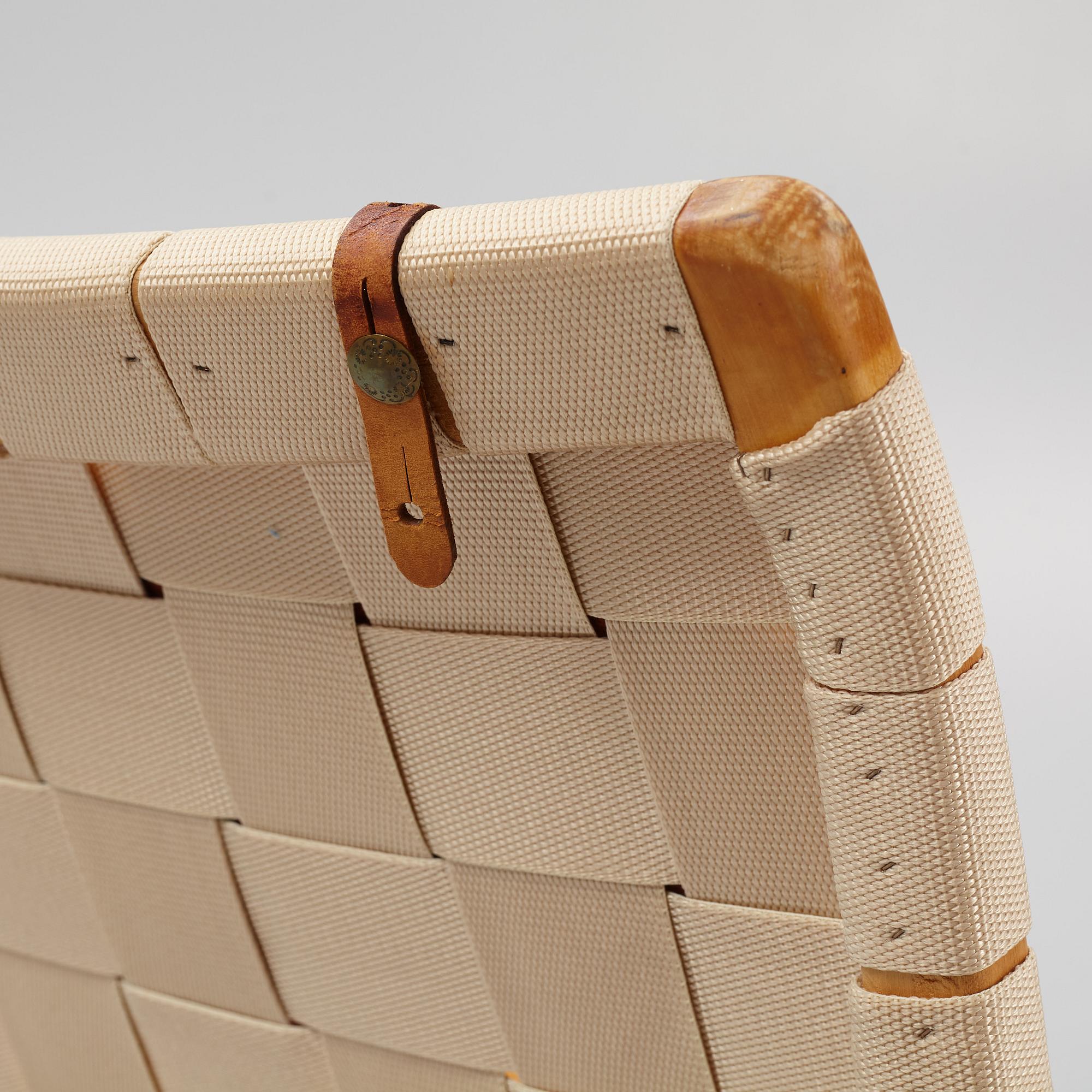 Fåtölj med fotpall, "Anders", Yngve Ekström, 1900-talets andra hälft.