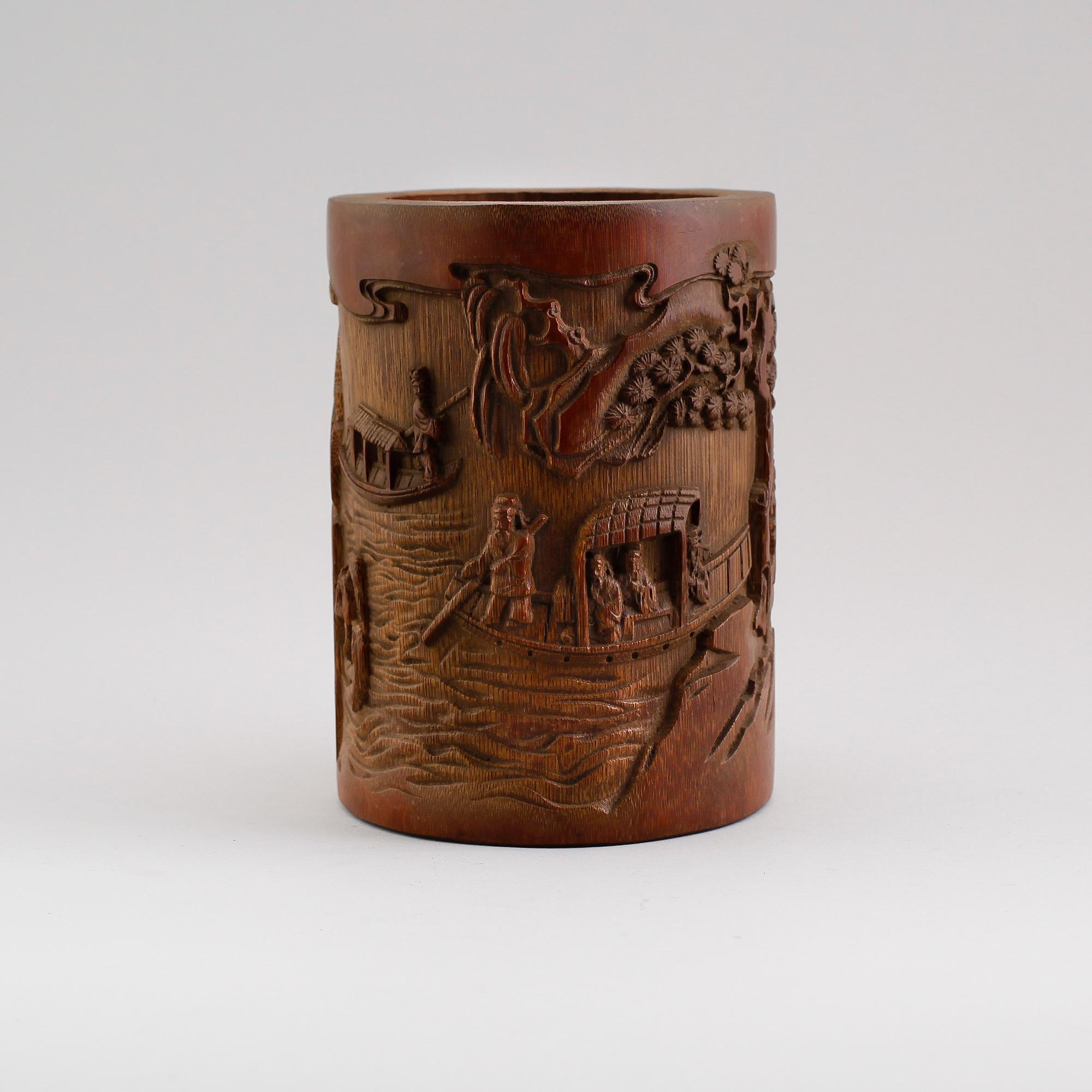 PENSELVAS, bambu, Kina, 1900-/2000-tal.