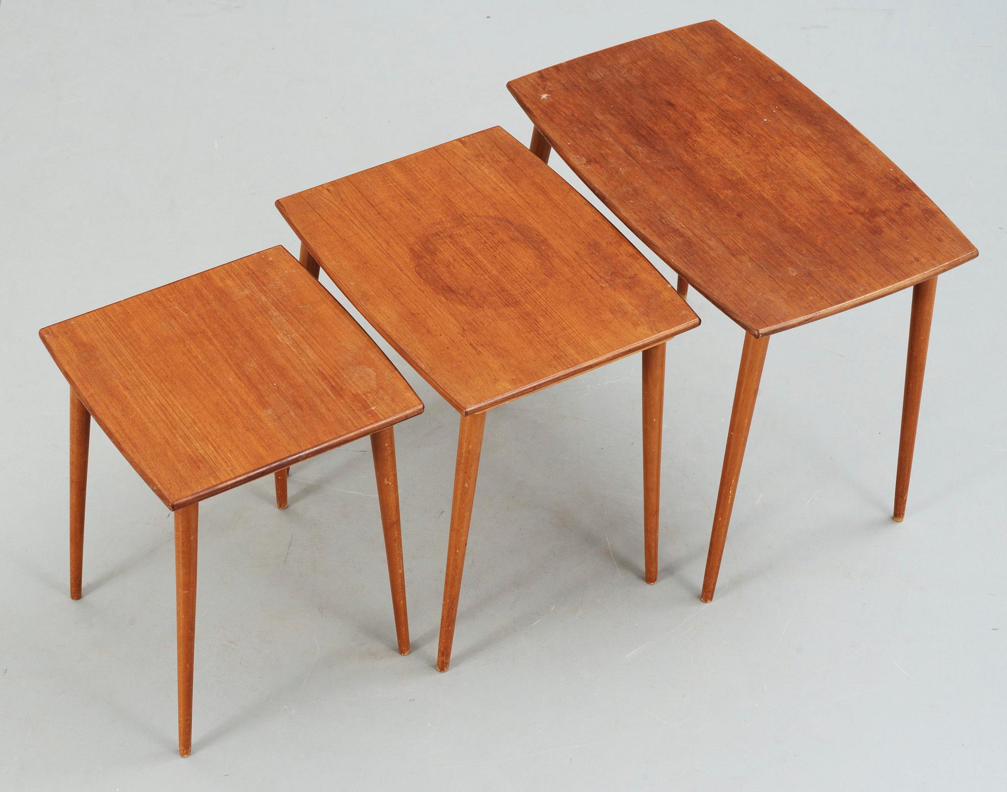 SATSBORD, 1950/60-tal.