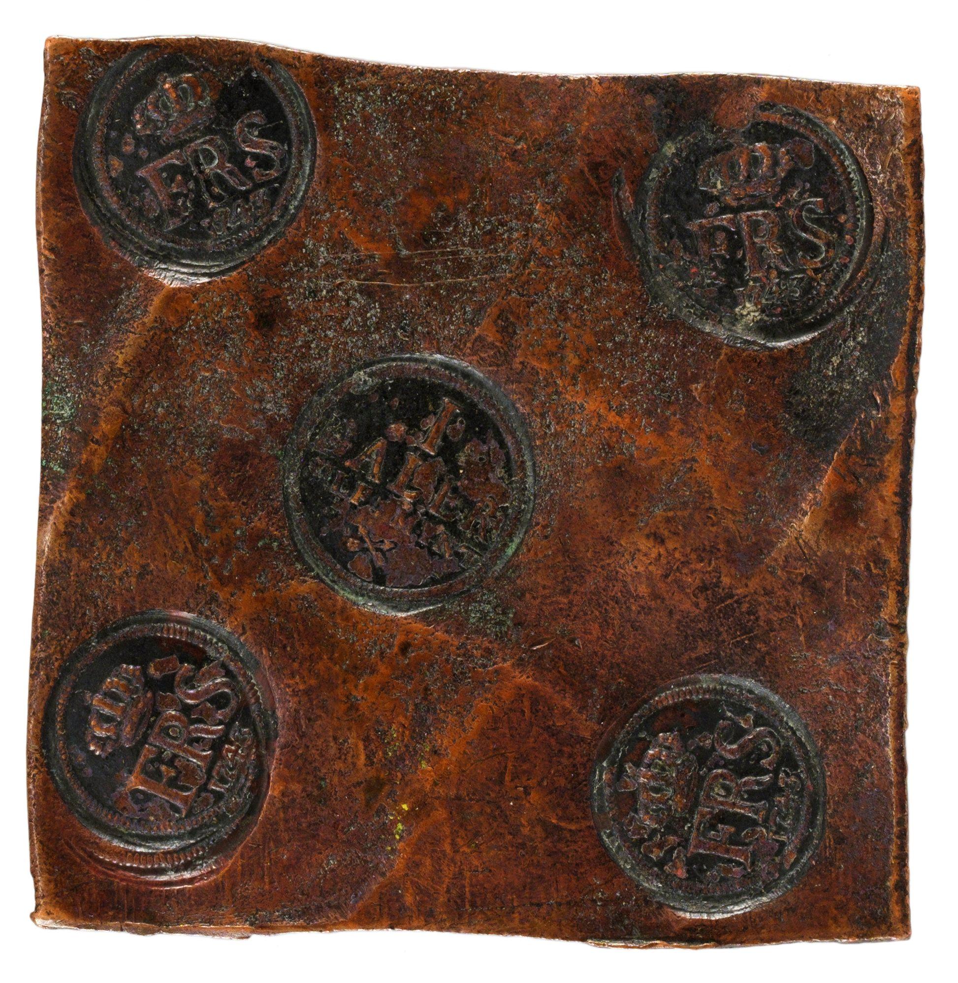 1 DALER SM 1743. Fredrik I.