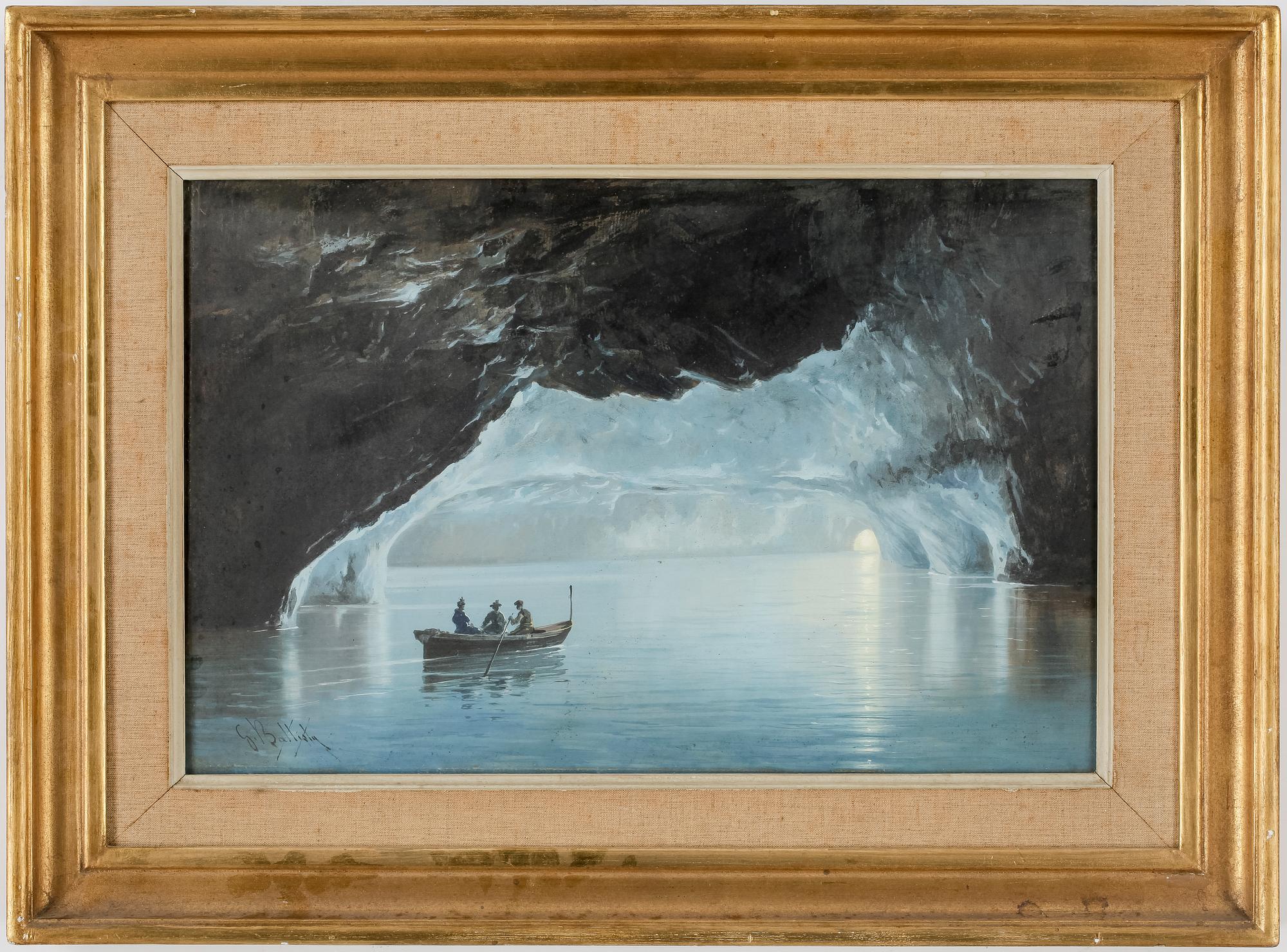 GIOVANNI BATTISTA, blandteknik, signerad.