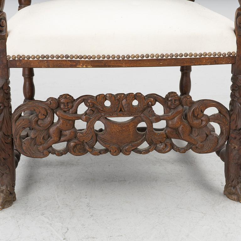 Armchair, Baroque, 18th century.