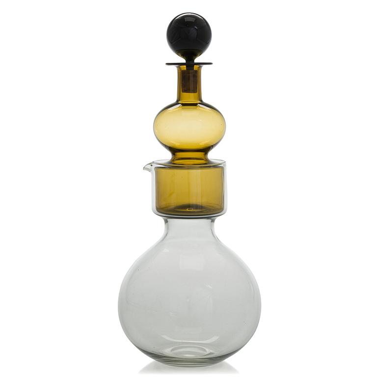 Kaj Franck, a decanter, KF 501  'The Bells of Kremlin', signed K. Franck, Nuutajärvi, Notsjö -61.