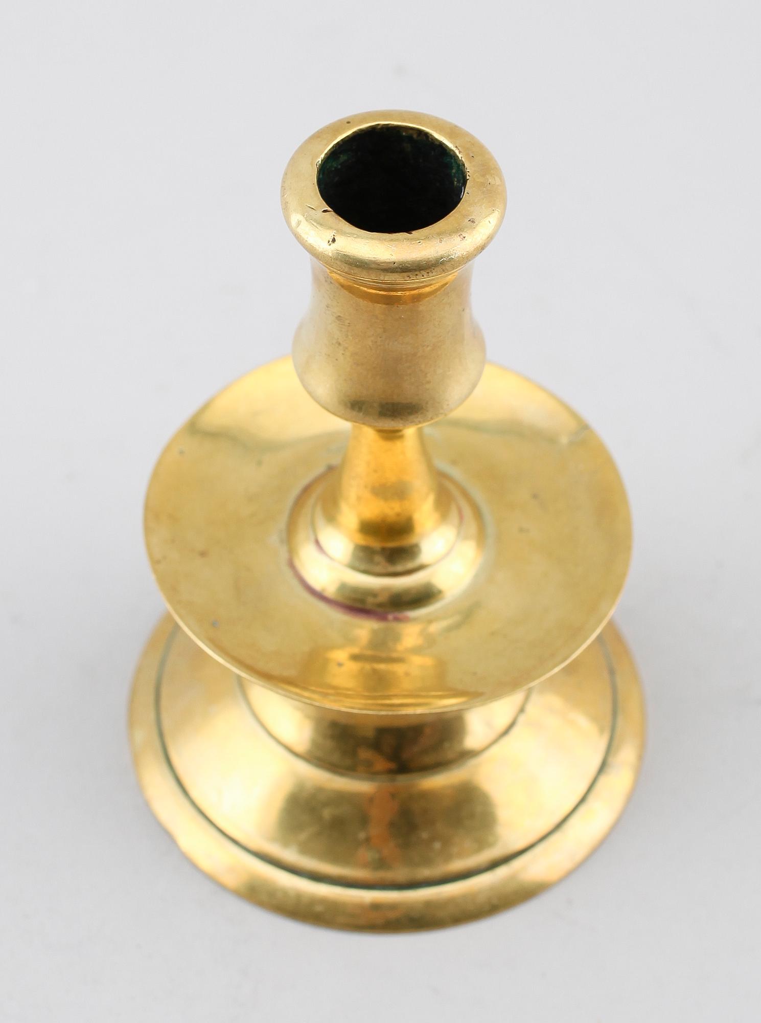 LJUSSTAKE, mässing, 1500-tal.