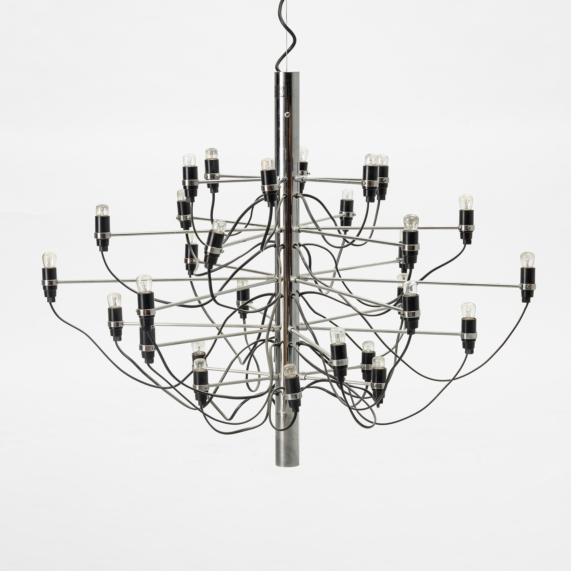 Gino Sarfatti, taklampa, "2097/30", Flos, Italien.