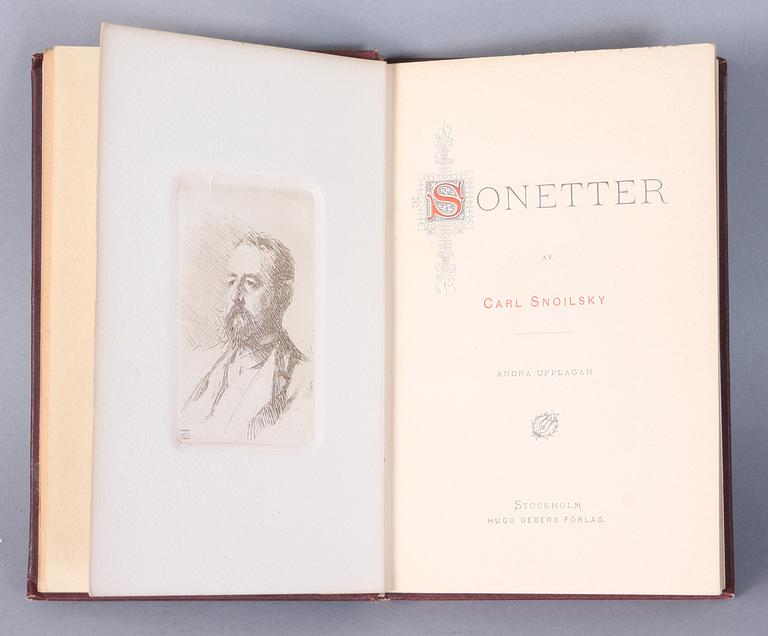 BOK, Carl Snoilsky, Stockholm, 1888.