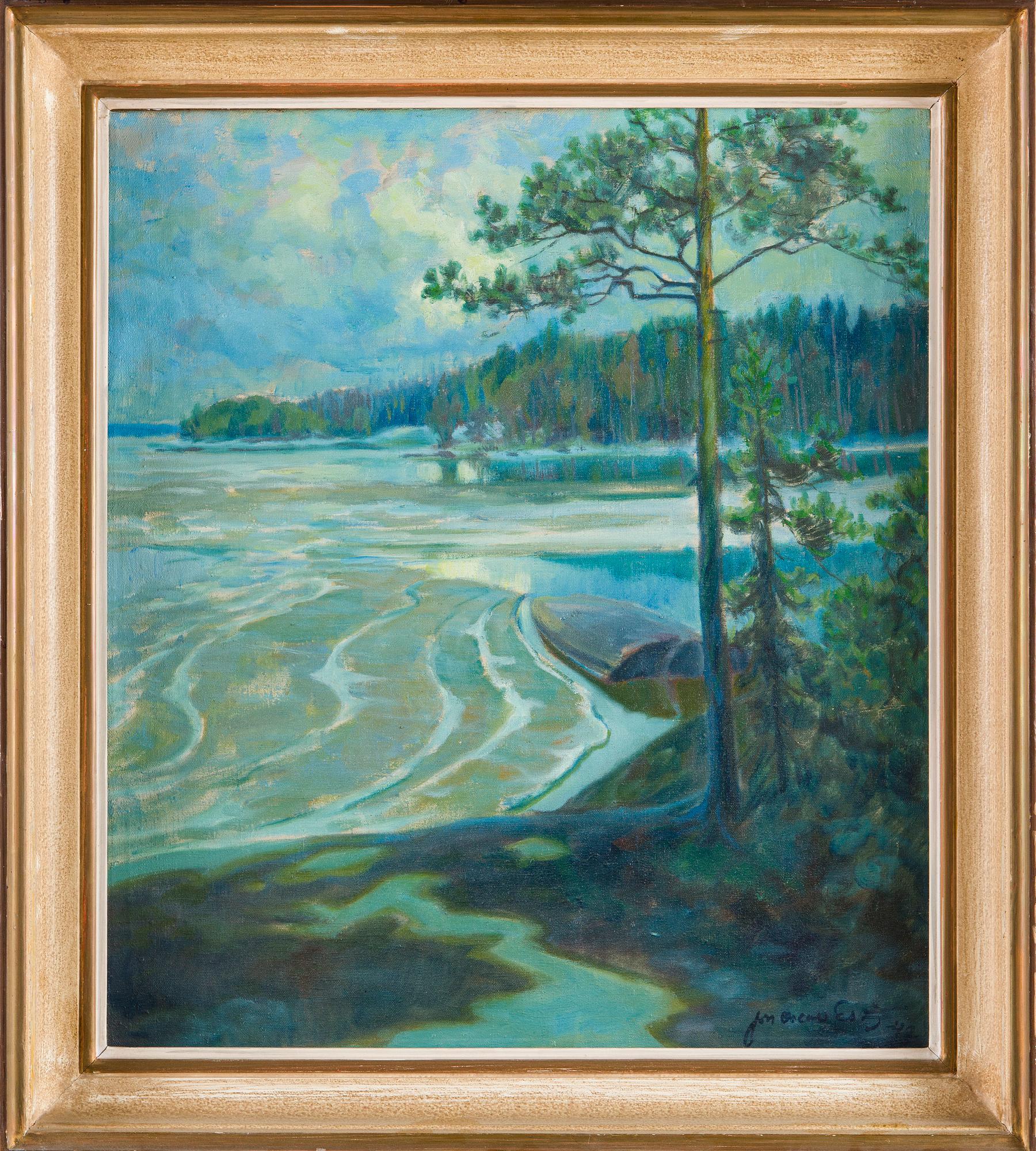 Jon Oscar Esti, Iltahämärä rannalla.