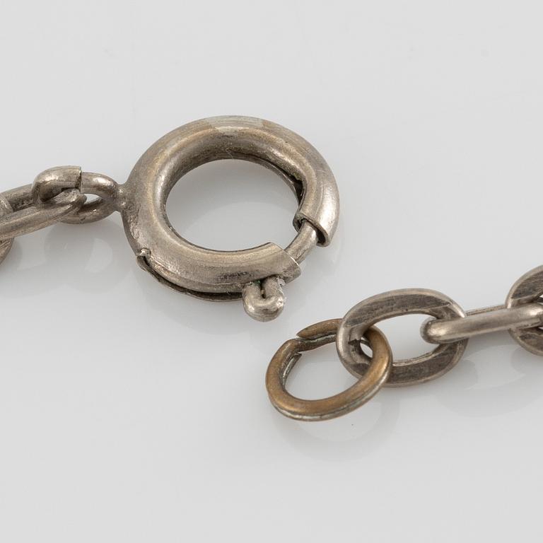 Necklace, pewter, Sweden.