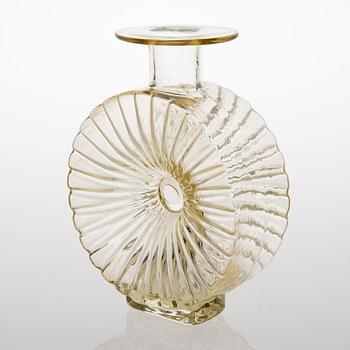 A 'Sun-Bottle' glass vase, Riihimäen Lasi, Finland. Designed in 1964.