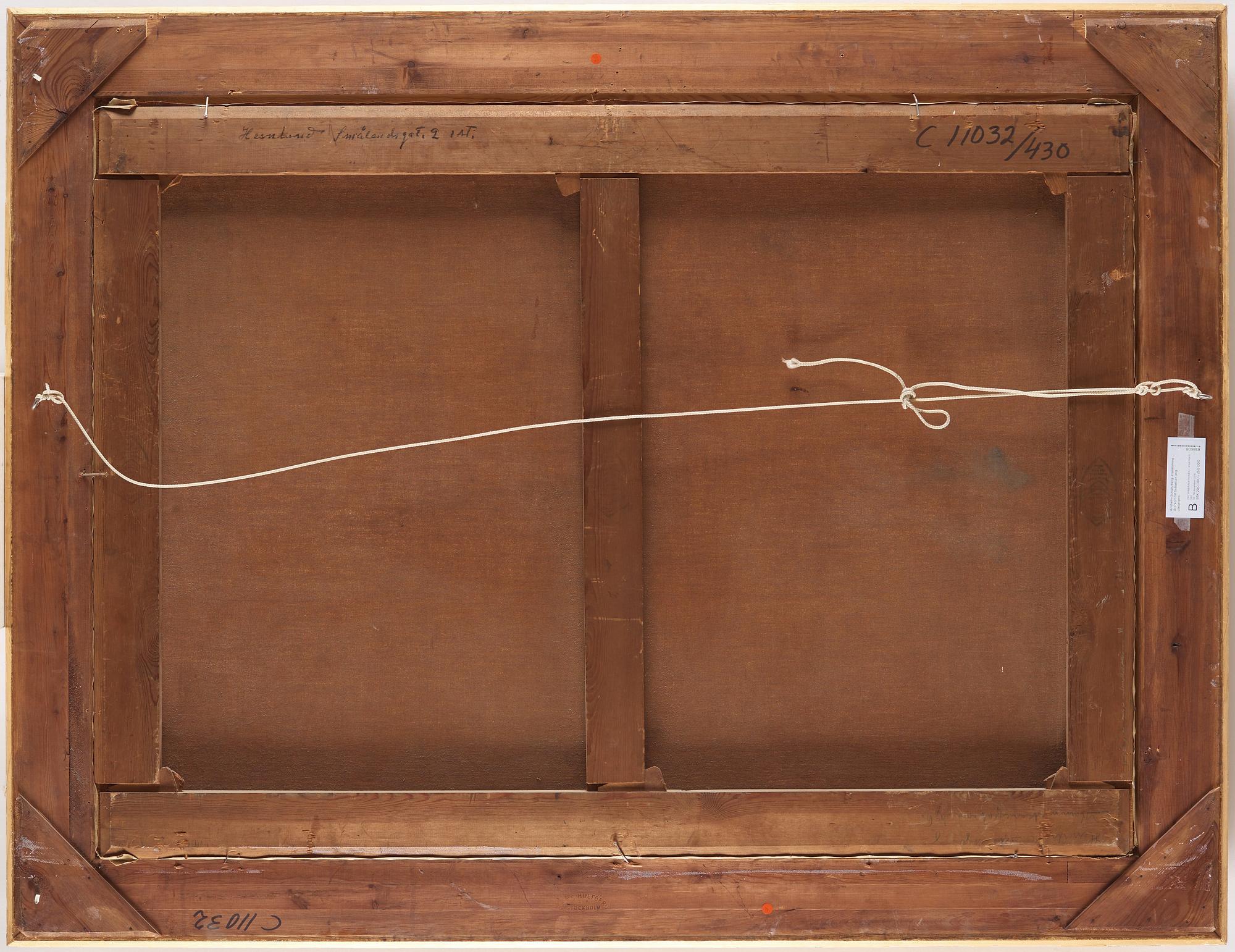 Anshelm Schultzberg, "Barn i trädgården", motiv från Nyckelviken (Children in the Garden, scene from Nyckelviken).