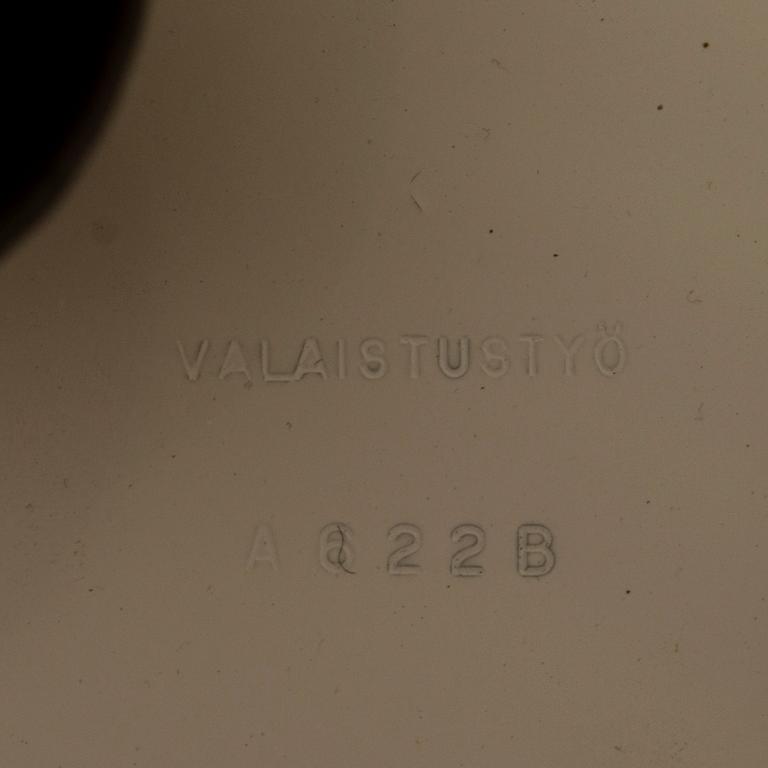 ALVAR AALTO, kattovalaisin, malli A 622B, Valaistustyö.