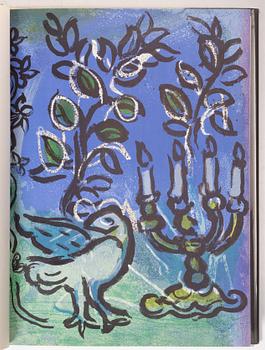 Marc Chagall, Book "The Jerusalem Windows", André Sauret, Monte Carlo, 1962.
