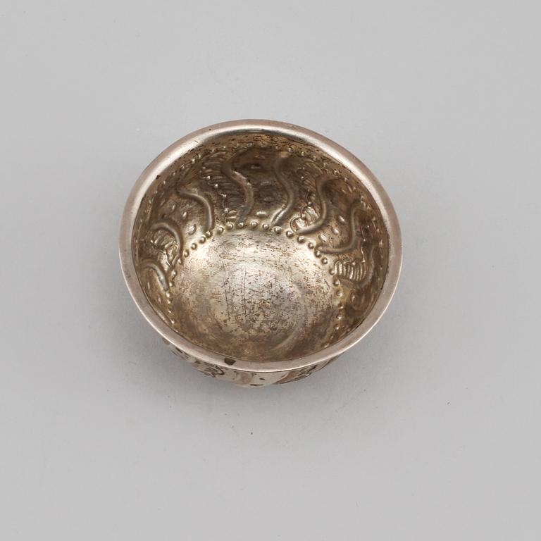 SUPKOPP, silver, Anders Beckman, Mariestad, 1803, vikt 26 gram.