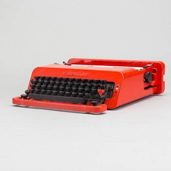 SKRIVMASKIN, "Valentine", Perry King samt Ettore Sottsass, Olivetti, formgiven 1968.