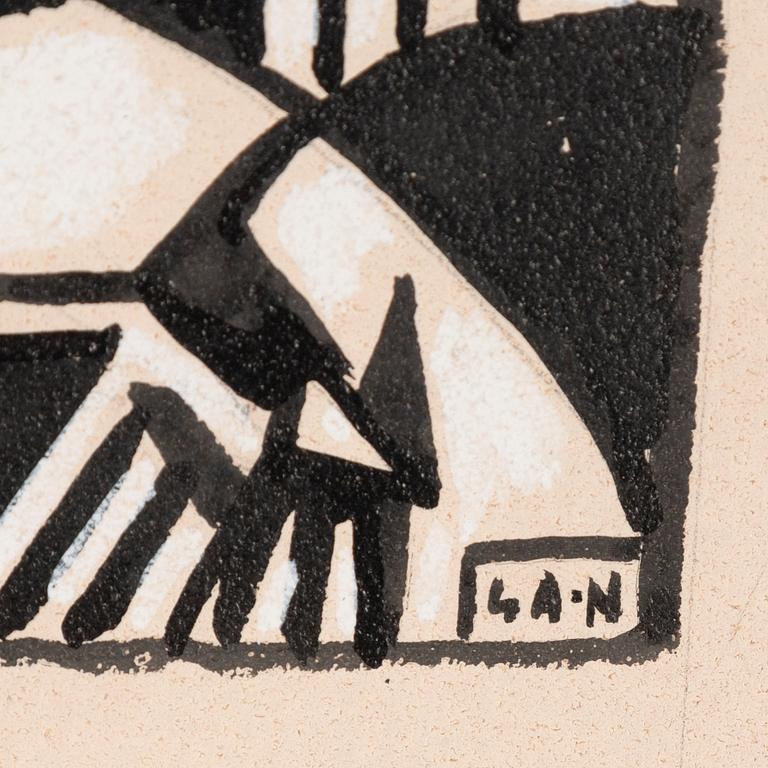 Gösta Adrian-Nilsson, "Indianstriden".