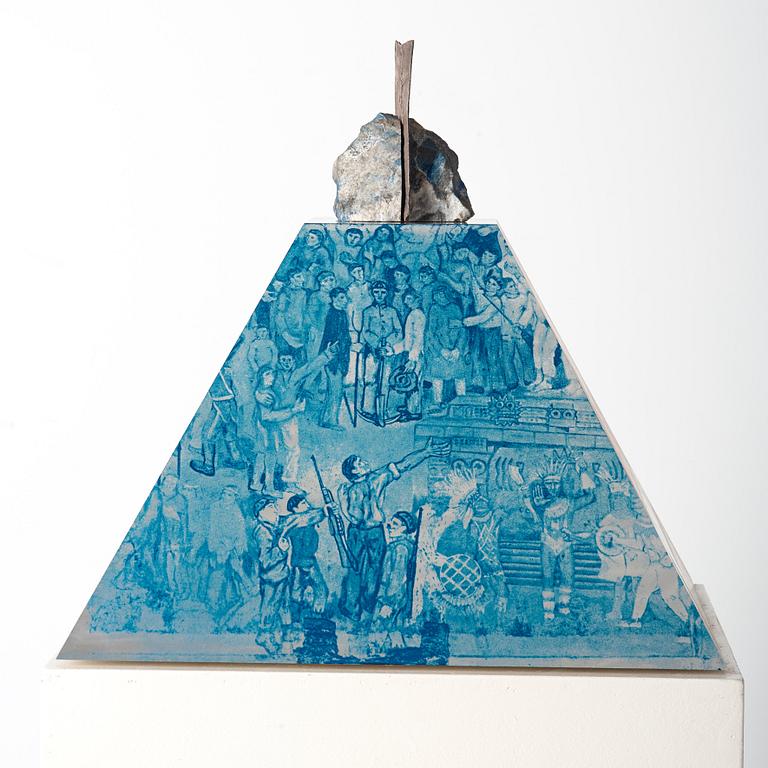 Robert Rauschenberg, "Araucan Mastaba, Roci Chile".