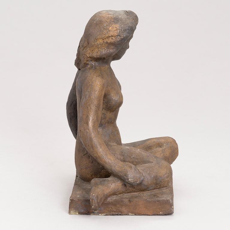 BEN RENVALL, sculpture, stoneware, signed and dated 1942 and-53.