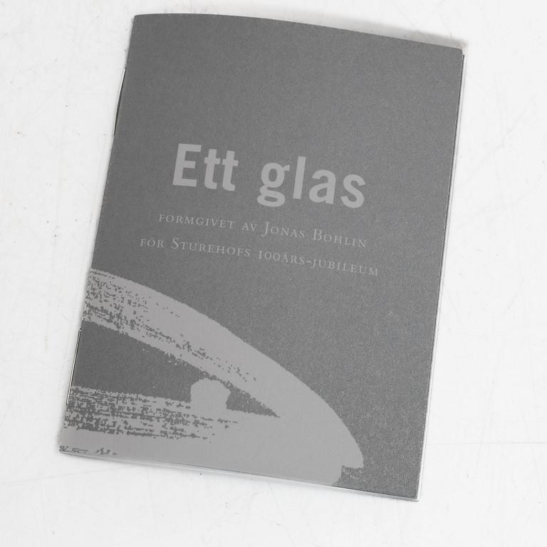 Jonas Bohlin, A pair of shot glasses, 'A glass, Reijmyre, 1997.