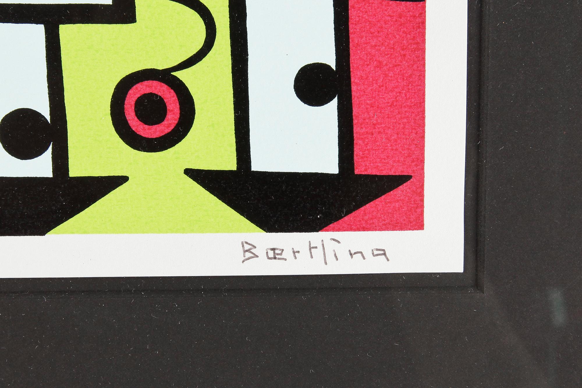OLLE BAERTLING, färgseriegrafi, signerad o numrerad 46/300.