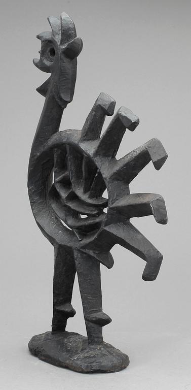 SKULPTUR/ELDHUND, gjutjärn, Olle Hermansson, Husqvarna, 1900-talets andra hälft.