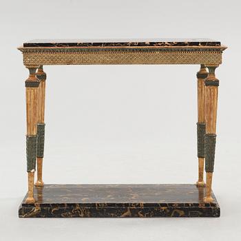 KONSOLBORD. Sengustaviansk, omkring år 1800.