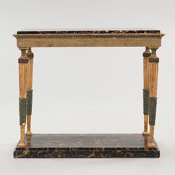 A late Gustavian circa 1800 console table.