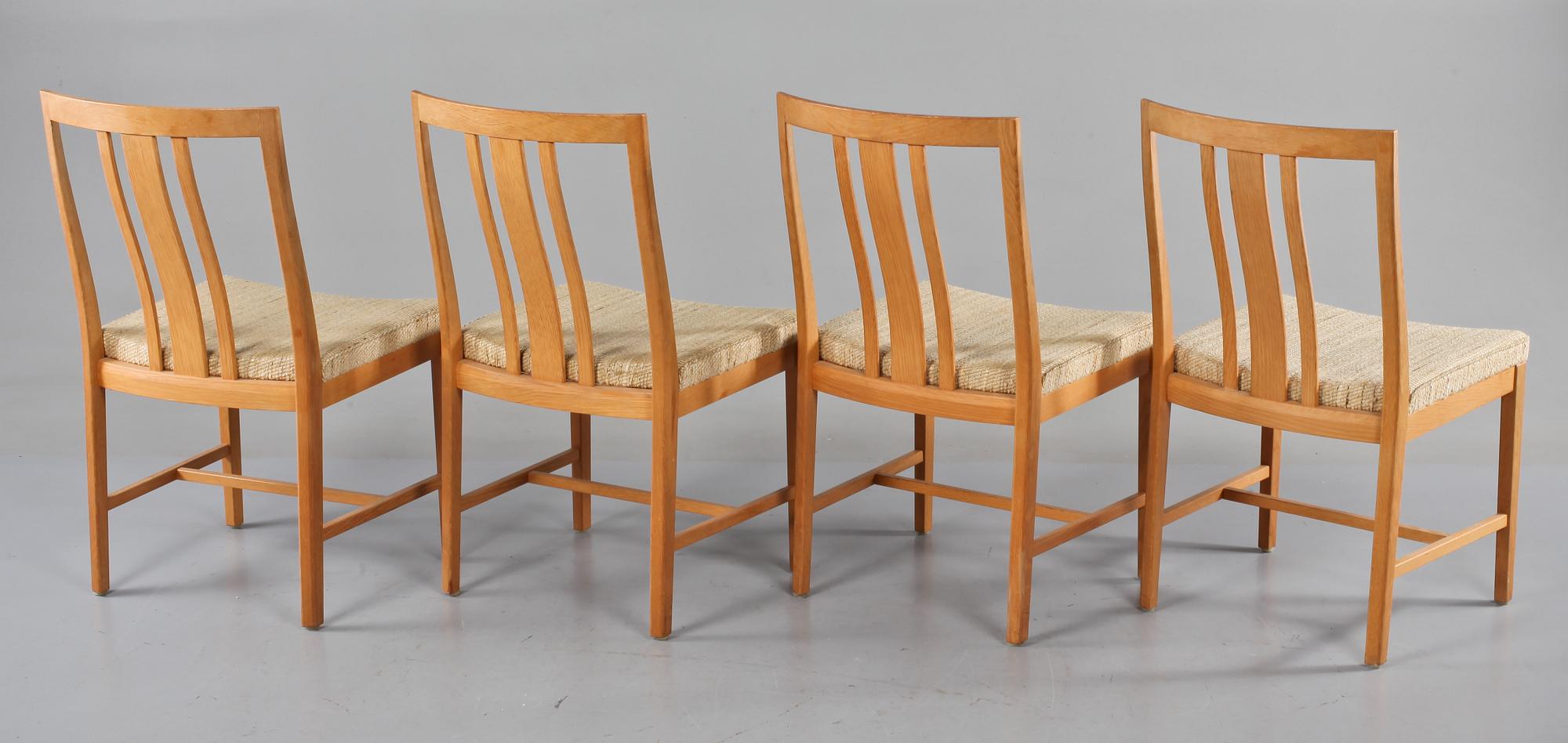 STOLAR, 4 st, Bertil Fridhagen, Bodafors, 1960-tal.