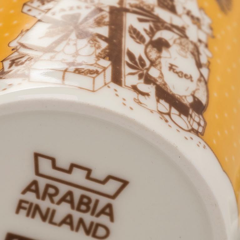Moomin-mug, porcelain, 'Fazer Café', Moomin Characters, Arabia 2004, numbered 152/400.