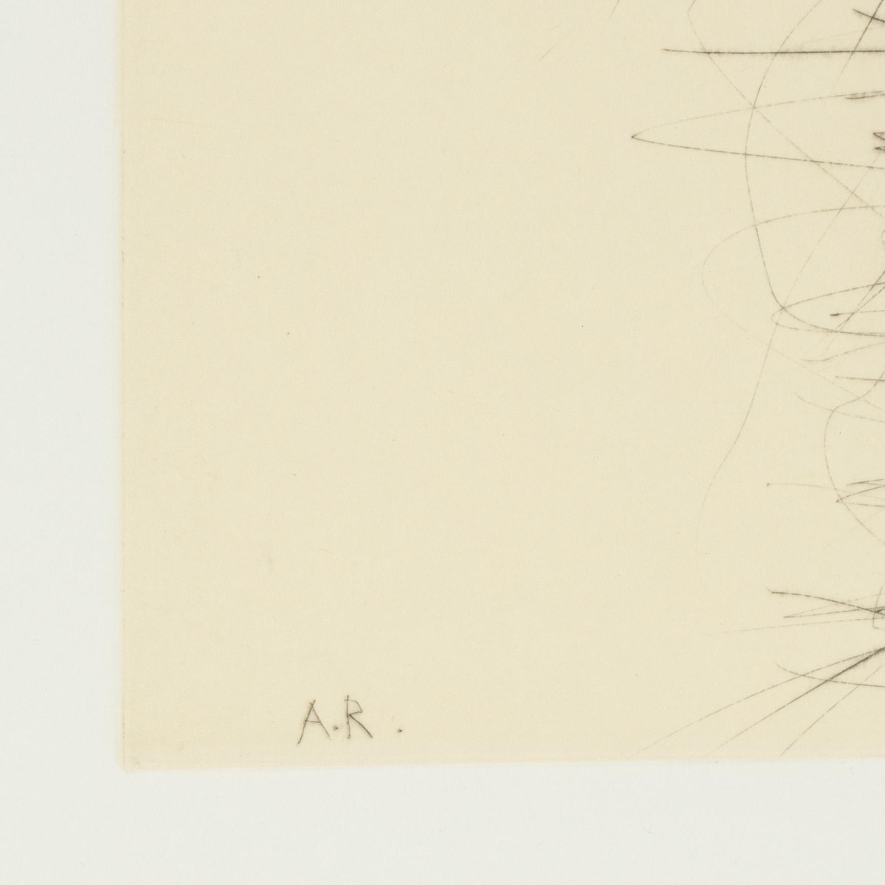 Arnulf Rainer, etching. Signed and numbered 15/35.