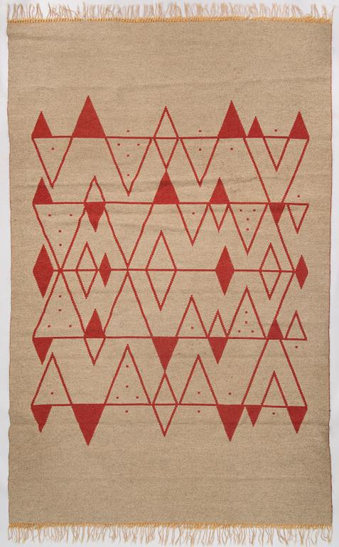 Carpet, lAappo Härkönen, Mattokutomo Oy, Vaasa, 1960s. Ca 245 x 190 cm.