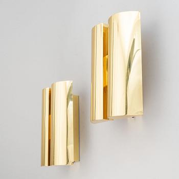 A pair of wall lights, Fagerhult, second half of 1900's.