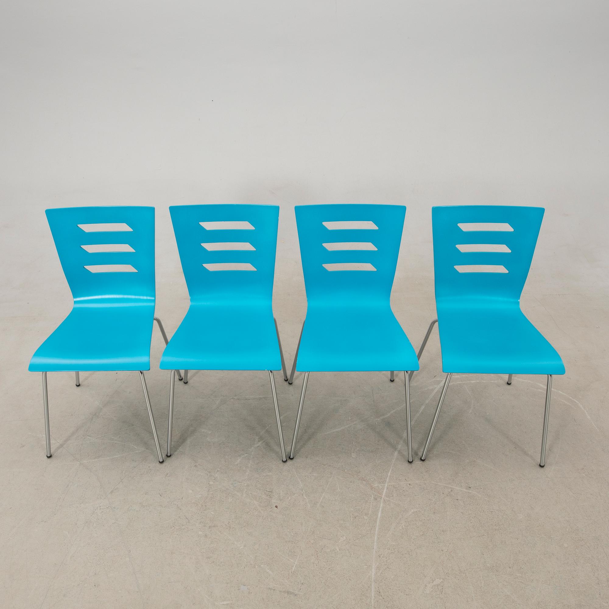 Table and chairs 4 pcs "Nina" Troeds 2000s.