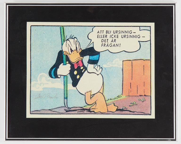 CARL BARKS, signerat tryck.