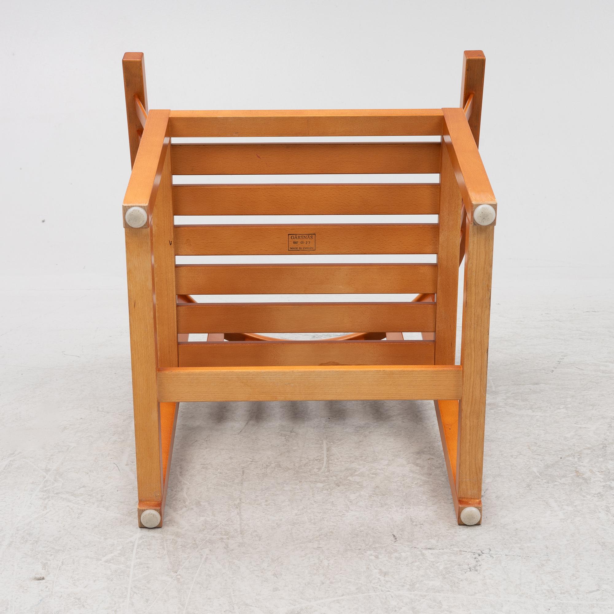 Åke Axelsson, a set of eight 'Vaxholmaren' chairs, Gärsnäs.