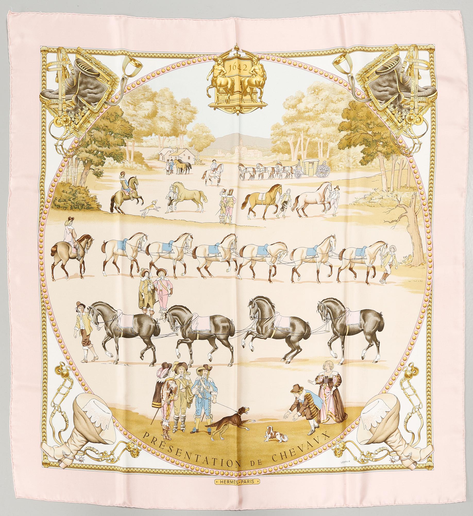 SCARFM, "Presentation De Chevavx", Hermès.