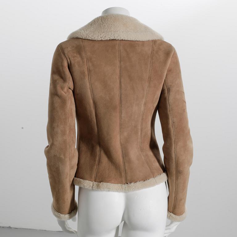 FÅRSKINNJACKA, Ralph Lauren, storlek 4.