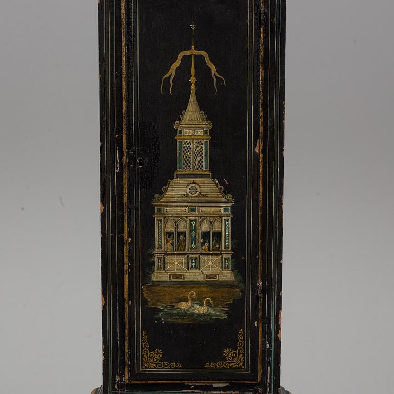 An 18th century longcase clock.