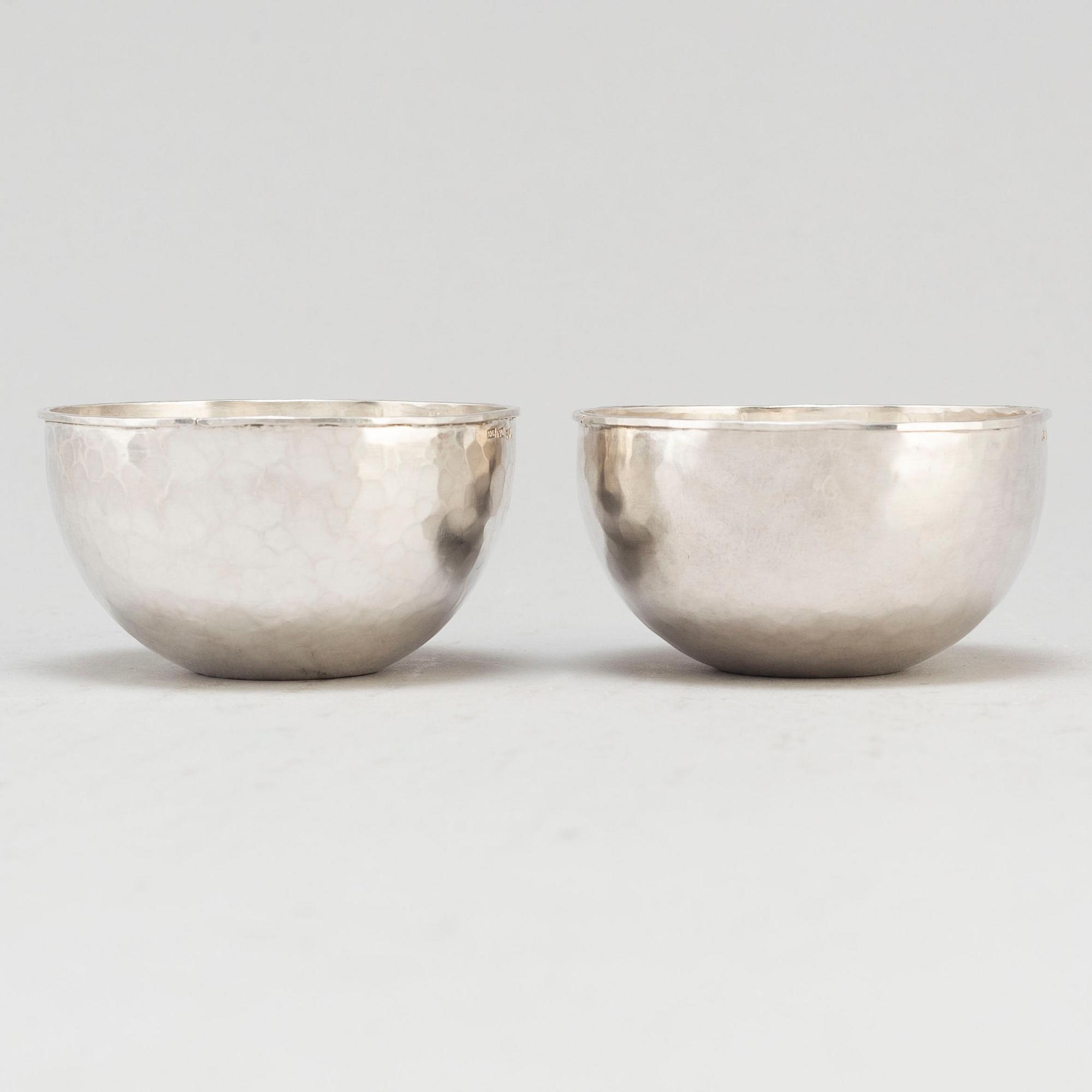 SUPKOPPAR, 8 st, sterlingsilver, svenska stämplar, 1979.