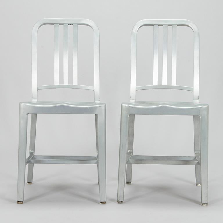 Four 'Navy' chairs, Emeco.